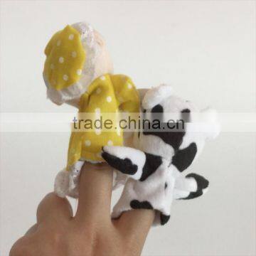 2015 New Mini Plush Animal Finger Puppet / Plush Kids Finger Puppets for Sale photo-4