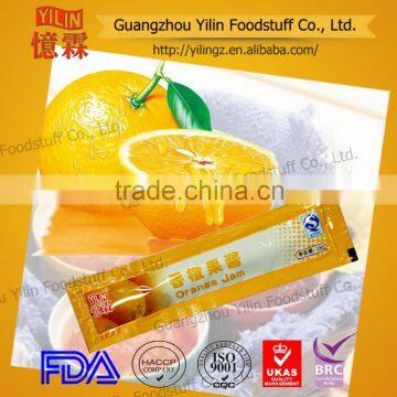 18g Small Sachet Orange Jam Branded in China Factory