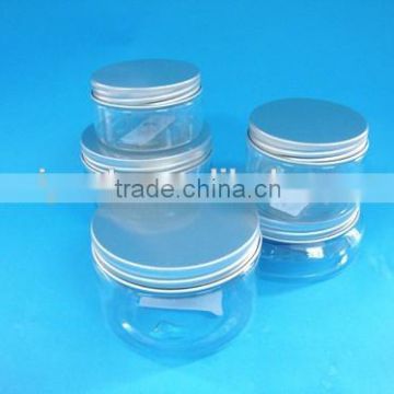 PET jar 200ml with aluminum lid