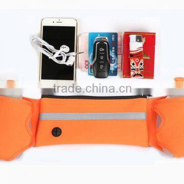 Neoprene hydration running belt / vest fit for smart phone