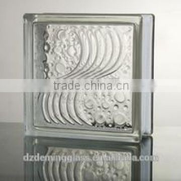 Clear Sea wave Glass Bricks