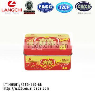 Promotional hot sell wedding candy box with custome design