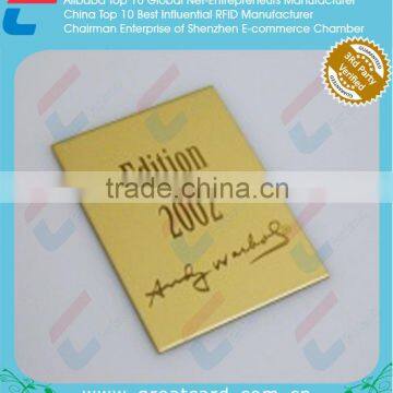 Brass Furniture Plate With Adhesive , Metal Labels Quality Choice photo-6