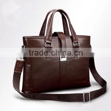 2016 new design fashion top grain genuine leather man bag,leather bags for business men,brief case with fashion design