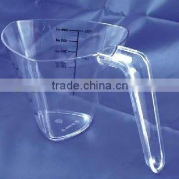 500ML graduated plastic transparent measuring cups line