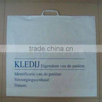 plastic clip close handle shopping bag