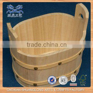 New Design Wholesale Unfinished Cheap Small Wood Buckets