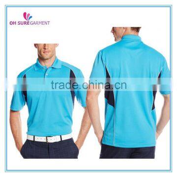 100% polyester dry fit embroidery golf polo shirt