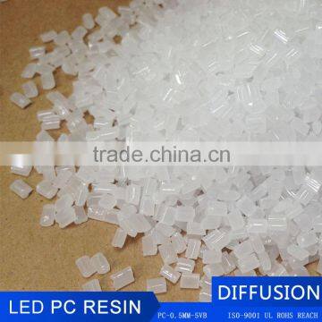 PC Diffusion polycarbonate resins , V0-5VA PC granules, plsatic raw materials prices