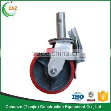 Polyurethane caster wheel used for scaffolding