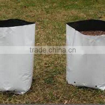 White Poly Plastic Bags & Fabric Nursery Bags For Planting Nursering
