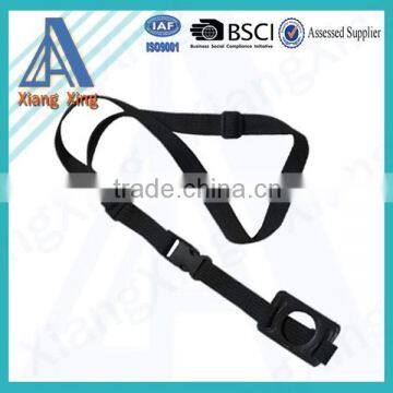 Cheap customized heat transfer Black water bottle holder lanyard