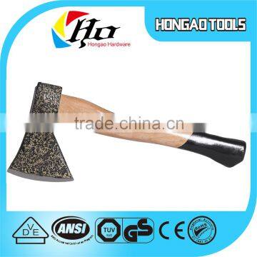 Black Power Coated Metal Axes with Wood Grip