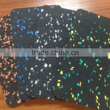 Non-slip EPDM Rubber Gym Flooring for gymnastics equipment/Rubber Flooring used for gym equipement