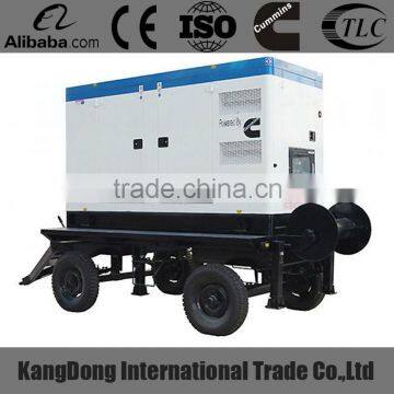 60kVA/48kW Mobile soundproof type diesel generator