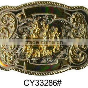 Fashion horse press belt buckle