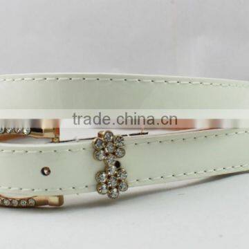 2015 New Design Fashion Belts for Lady PU Belts With Rhinestone Buckles photo-2