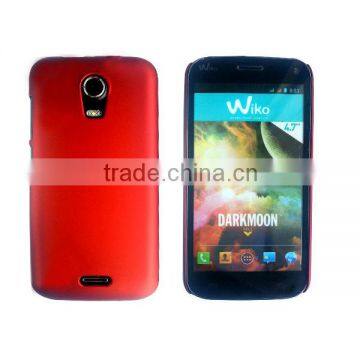 for wiko darkmoon high quality red rubber painting case factory price