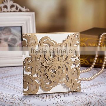 Sell Well Laser Cut Card/Luxury Wedding Card/Personalized Wedding Invitation Card