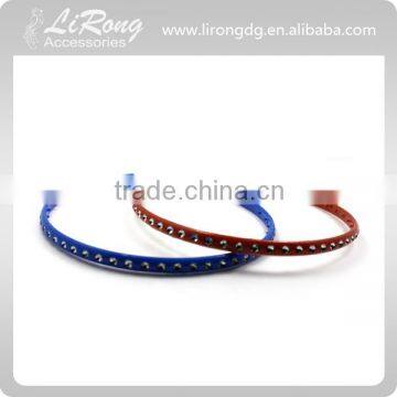 Cheap High Quality Plastic Headband with Diamonds