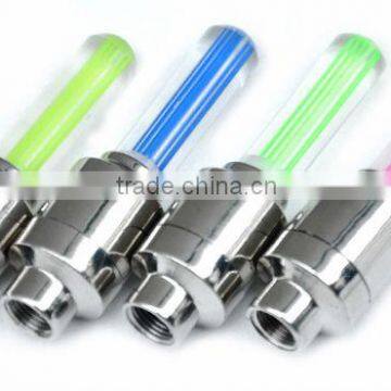 2 PCS Colorful LED Flash Tyre Wheel Valve Cap Light for Car Bike Bicycle Motorbicycle Wheel Light Tire Light