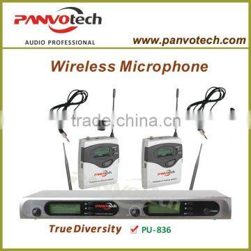 Panvotech Uhf Double Lavalier Mic