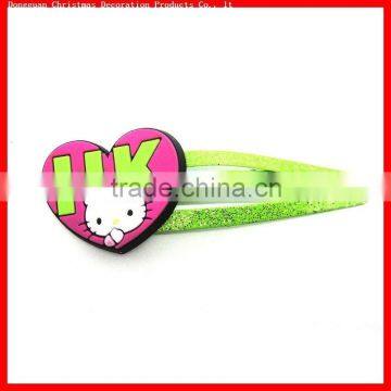 Hot products cat metal hair clips/ silicone hair clips