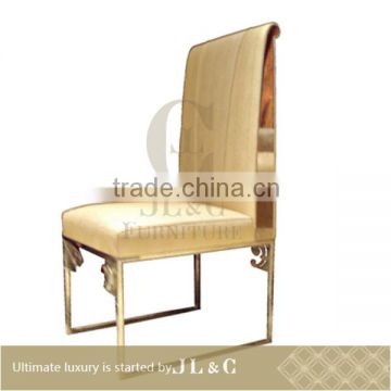 Luxury Latest Design Dining Chair Stainless Steel Base Dining Room Furniture-JC11-01 From JLC Luxury Home Furniture