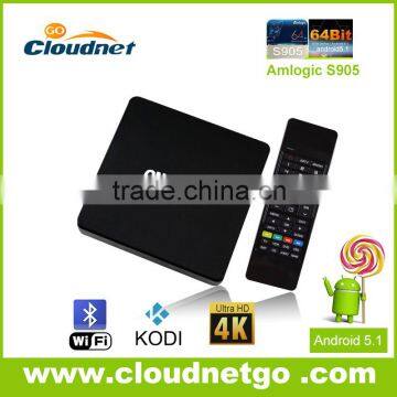 Very Popular Quad Core TV Box Amlogic S905 Quad-core 64-bit Smart Google TV Box with Android5.1