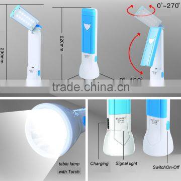 Table Lamp Desk Light With Torch Outdoor Flashlight
