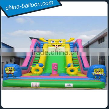 Spongebob Squarepants Lovely Huge Inflatable Slide Convenient Use