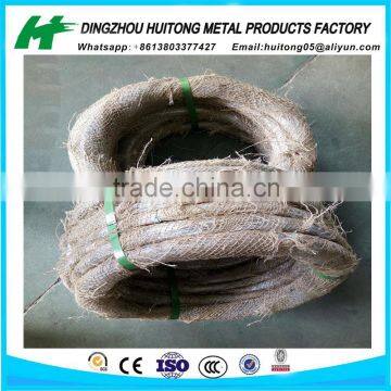 Electro & Hot Dipped Galvanized Iron Wire BWG218 in dingzhou Factory