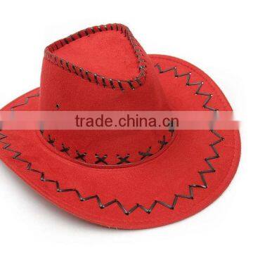 Leather cowboy hats