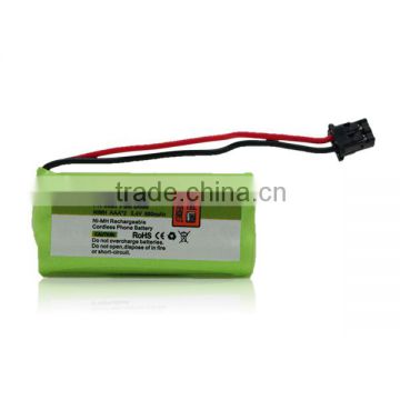 2.4V AAA Ni-MH rechargeable battery 600mAh for cordless phone