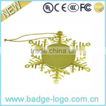 Gold Silver Snow Flake Plated Metal Bookmark Wholesale