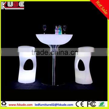 hot sale manufactures club table bar table/illuminated party led furniture