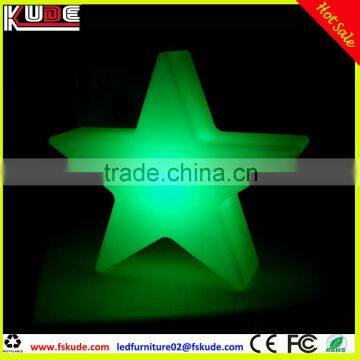 Christmas decoration lamp multi colors changing LED star shape lamp with remote control