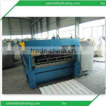 china corrugated roof sheet making cutting machine