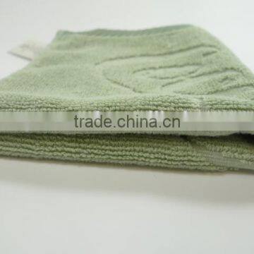 Cream Green Embossed Jacquard Tea Towel photo-6