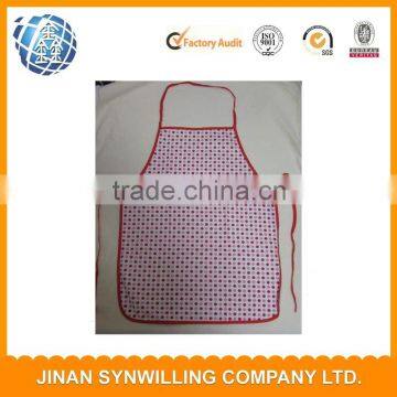 2015 promotional custom printed 100% cotton aprons