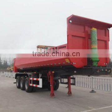 2015 New Hydraulic Typer Dump Tipper Tri-axle Cargo Semi Trailer in Africa at Low Price photo-2