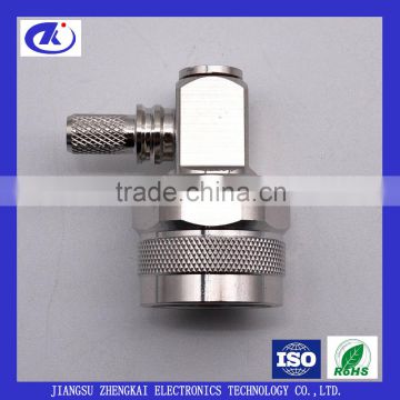 N Male right angle connector for LMR240 cable