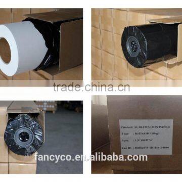 Inkjet printing heat sublimation transfer paper in roll