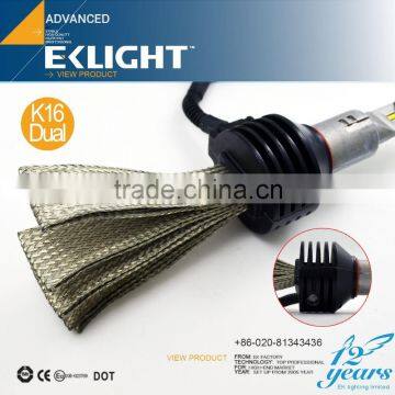 EKLIGHT factory - Super bright 3600LM H4 H7 H11 9006 5202 led headlight bulb