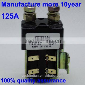 SW80 single pole dc magnetic contactor similar Curtis albright contactor electromagnetic contactors 12V 125A 48 volt winch relay