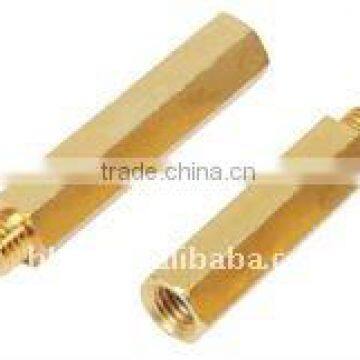 Customized thread brass standoff,male standoff,femal standoff,copper standoff ,standoff screw /hex standoff, brass hex standoff