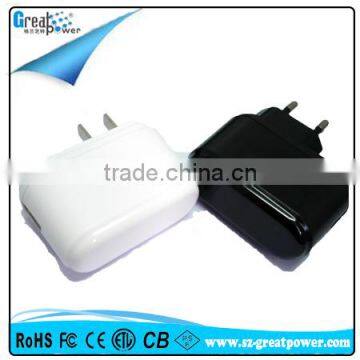 Best quality 5v 2a mobile charger adapter with PC material