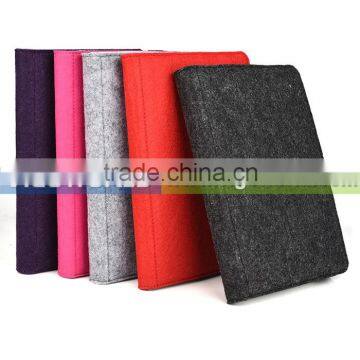 Vigoworld patented colorful felt material tablet case for 10.1 inch tablet universal