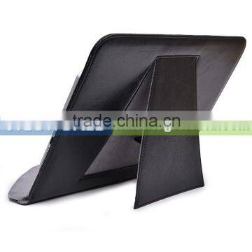 10.6 tablet sleeve leather sleeve for 10 inch tablet PC with stand function