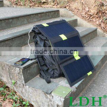 High Quality 20W Dual USB Output 5V Solar Power Bank Sunpower Solar Panel Charger Camping Charger for Mobile Phone photo-5